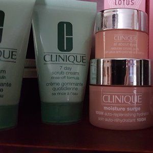 Clinique sample size pick one for free with your order